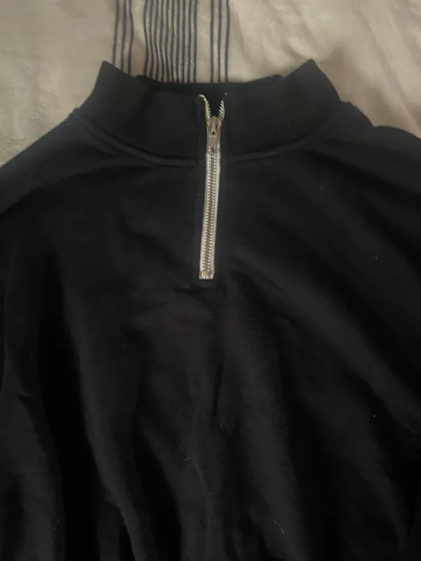 Forever 21 Cropped Quarter Zip - Image 2