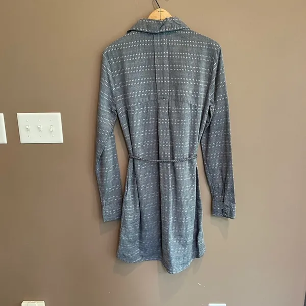NWT Roxy Crazy Whisper Long‎ Sleeve Shirt Dress Size Small - Image 7