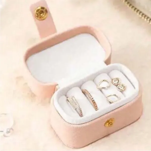 1pc Portable Jewelry Case only Small Box gift stocking stuffer Organizer Travel - Image 2