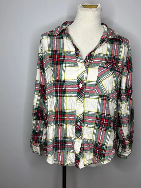 Aerie - Plaid Christmas Pajama Top - Image 2