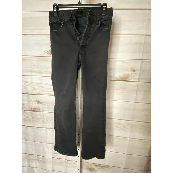 Mother The Tripper Not Guilty Women's Jeans Size 28 Black Button Fly 1566Q-180 - Image 4