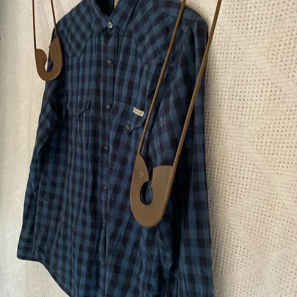 Lucky Brand Western Cut‎ Checked Shirt - Image 3