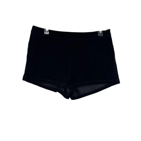 superdown Ava Hot Shorts in Black Medium New Womens Velvet - Image 7