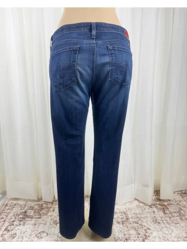 Women's Adriano Goldschmied The Angelina Petite Boot Cut Denim Jeans Size 32R - Image 5