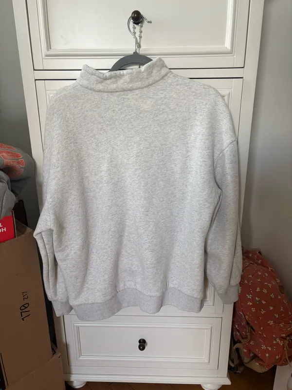 Light grey courter zip Gray Size M - Image 2