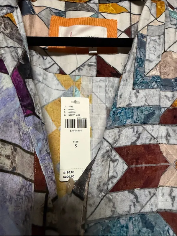 Anthropologie Flounced abstract maxi NWT - Image 6