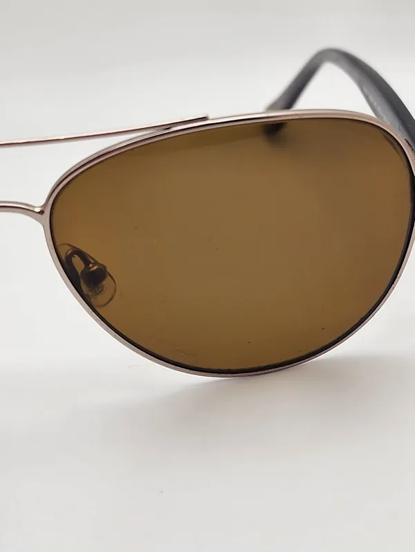 Liz Claiborne Silver & Purple Aviator Sunglasses - Image 7
