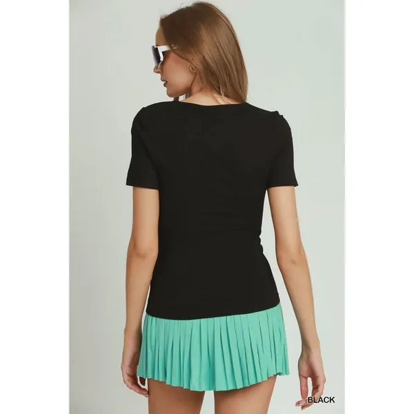 Umgee Sweetheart‎ Neckline Front Double-Lined Top - XLarge - Image 3