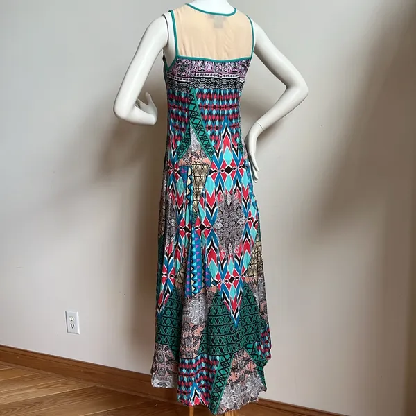 Flying Tomato dress geometric pattern womens medium - Image 4
