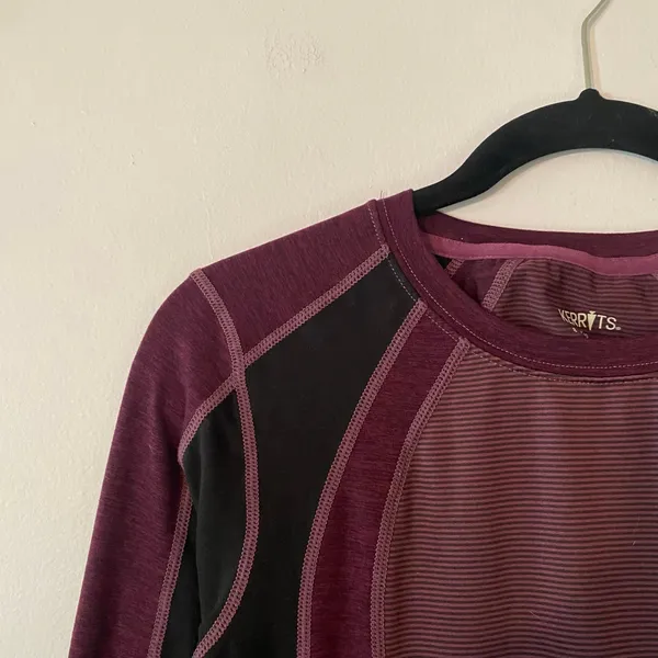 Kerrits Purple Long Sleeve Shirt Equestrian Layering Outdoors Women's size Small - Image 3