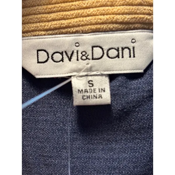 Davi & Dani Colorblock Corduroy Shirt Jacket Oversized Patchwork Shacket Small - Image 7