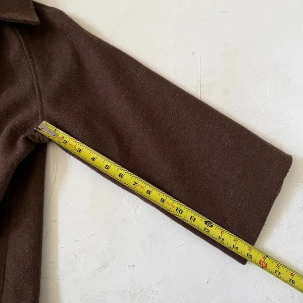 Coffee Brown Womens Coat Blazer Jacket - Image 8