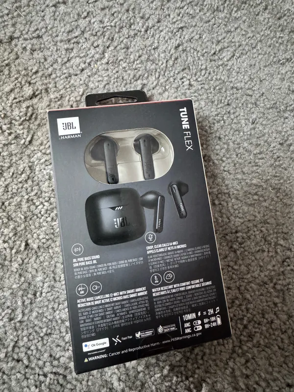 JBL Tune Flex Earbuds Black - Image 2