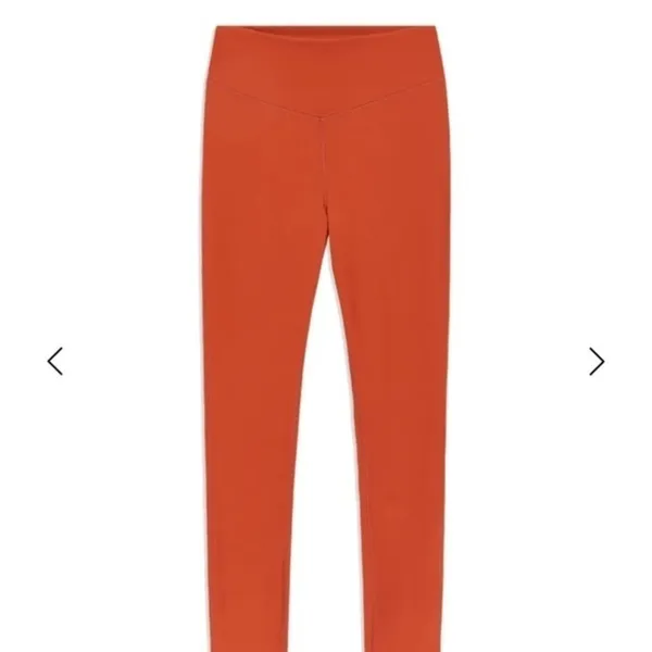 We Wore What V-SHAPE LEGGINGS color- Rust - Image 7