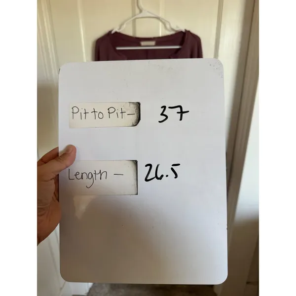 Free People purple‎ Buttercup oversized thermal size medium - Image 11