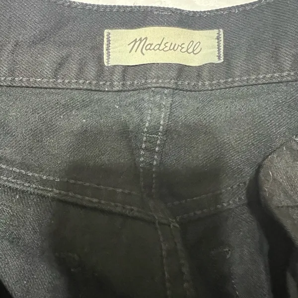 Madewell- The Perfect Vintage Jean Stone Black: Knee-Slit Edition 25 - Image 9