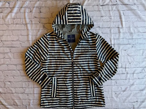 Charles River The Original New Englander Raincoat Womens Large Cape Cod Nautical - Image 2