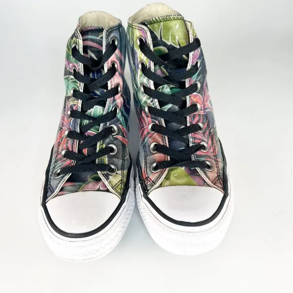 Converse Chuck Taylor Fern Hi Top Sneakers Shoes Cream Women 8 / Men 6 - Image 3