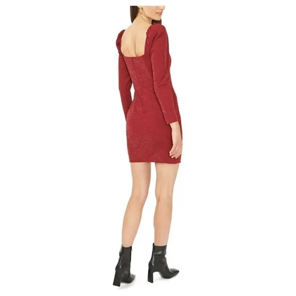 NEW 1. State RED Dress LARGE stretch cocktail party - Image 10