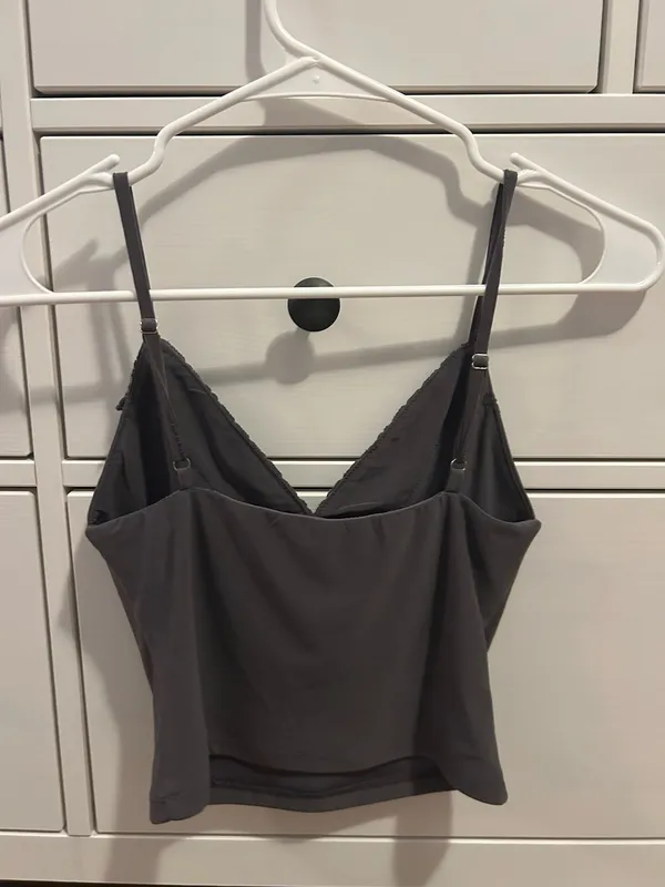 White Fox Boutique Grey Tank Top - Image 2