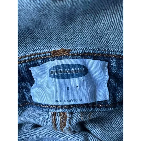Old Navy Size Small Women's Denim Short Overalls - Image 8
