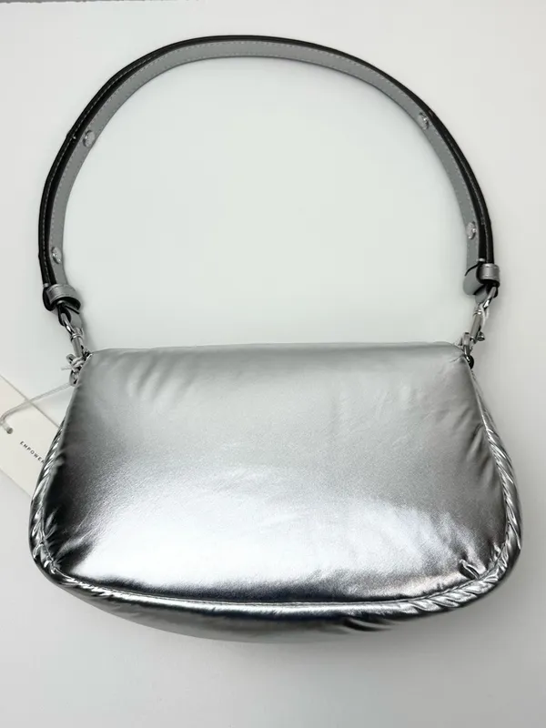 Tory Burch Britten Metallic Puffy Convertible Crossbody - Image 7