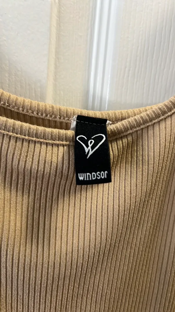 Tan Mini Dress Windsor - Image 2