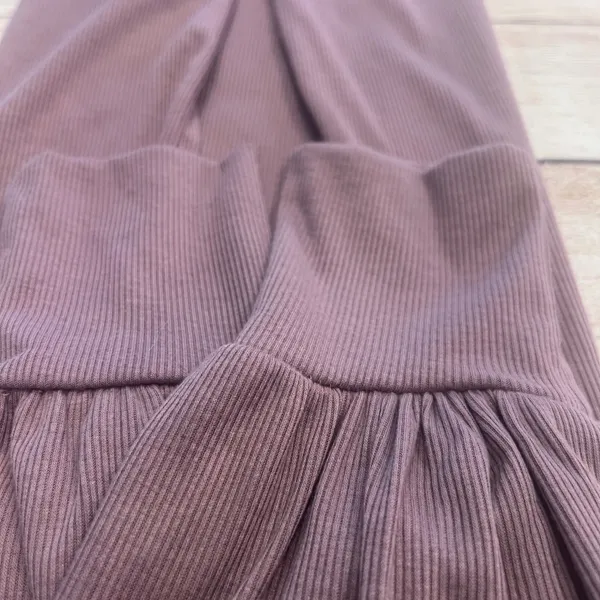Philosophy Republic Clothing Mauve Ribbed Puff Sleeve Top Small - Image 6