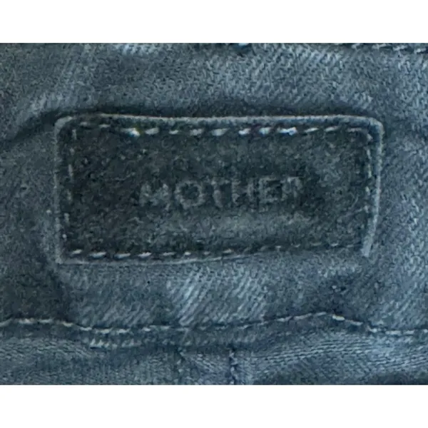 Mother Womens Jeans Comfort Ankle Skinny Stretch Mid-Rise‎ Dark Denim Black 28 - Image 5