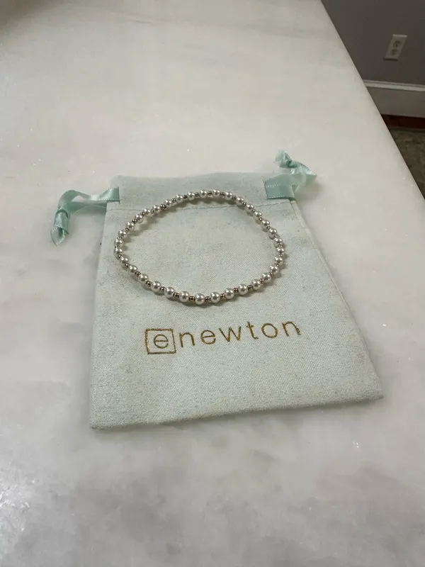 ENewton Pearl+Gold Bracelet (X-tended Size) - Image 2