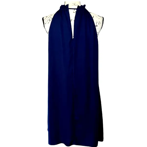 ‎Altar’d State navy halter dress small - Image 4