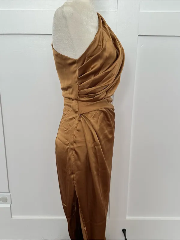Petal and Pup Nadia Satin Maxi Dress - Image 5