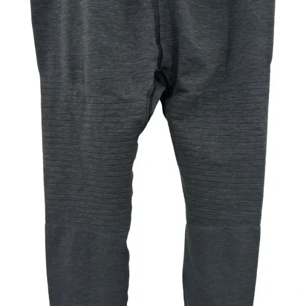 Alphalete Revival Moto‎ Leggings Seamless Knit Stretch Gray Black Size Small - Image 6