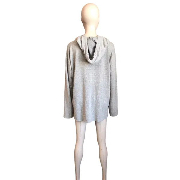 Pink Victoria’s Secret Gray Tropical Zip Up Jacket - Image 4