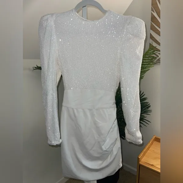 Elle Zeitoune Alex mini sequin Dress‎ Size Small - Image 3