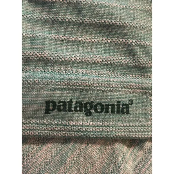 Patagonia Womens Size Large Racerback Tank Top Sleeveless Shirt Turquoise - Image 3