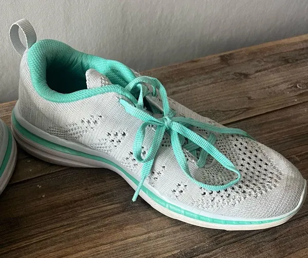 APL Techloom Pro Grey and Teal shoes Size 7.5 Womens - Image 3