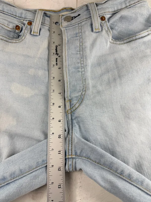 Levi’s Ribcage Straight Ankle Jeans Light Wash Women 27‎ High Rise - Image 6