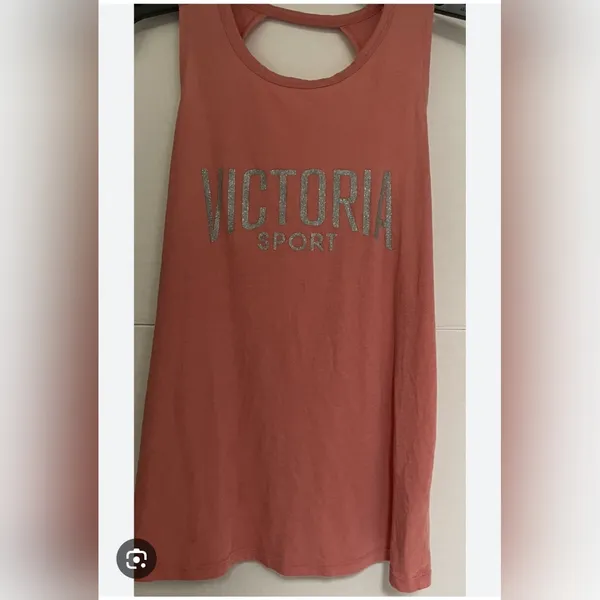 Victoria Sport Pink Tank Top. - Image 2