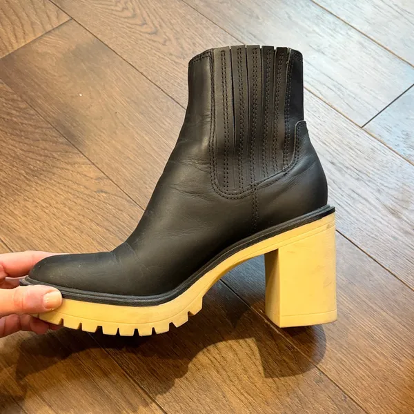 Dolce Vita Black Caster H20 Booties Size 8.5 C11-036 - Image 6