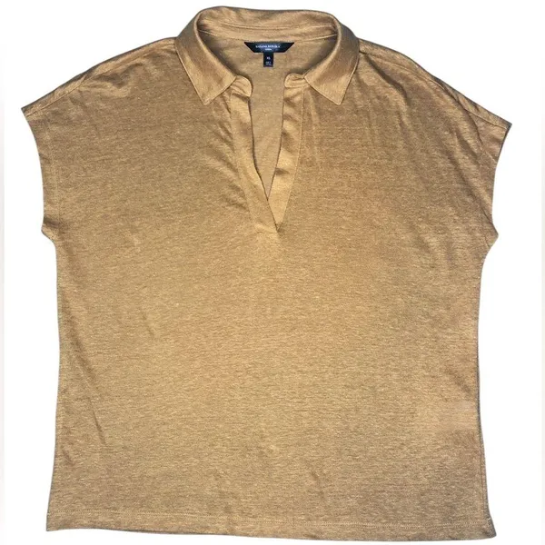 Banana Republic Women’s Linen Short Sleeve Polo | NWOT - Image 6