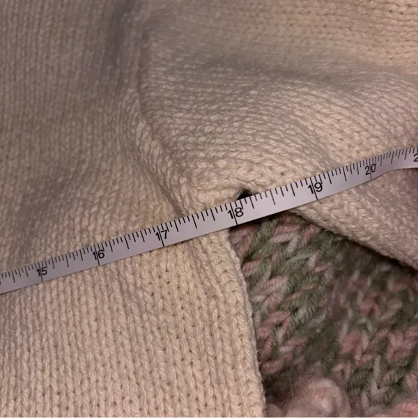 Ralph Lauren Cream Knit flag Sweater - Image 4