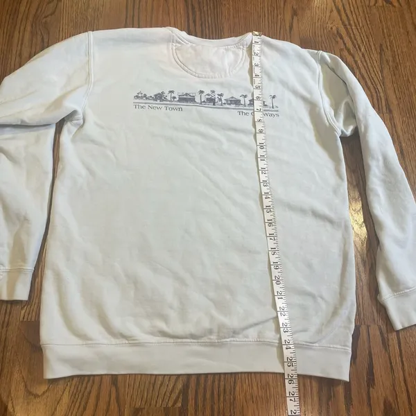 Comfort Colors Seaside Florida Baby Blue Crewneck Sweatshirt Size S (Flawed) - Image 5