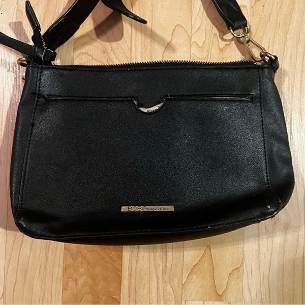 BCBGeneration Black Shoulder Bag Purse - Image 6