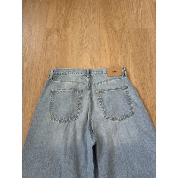NEW Cake The Label Womens Barrel Jeans Baggy Wide Leg 31 X 30 - Image 11