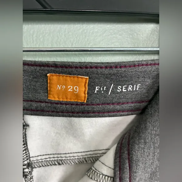 Pilcro Anthropologie Serif Fit Low Rise Jegging Womens Size 29 Stretch Gray - Image 5