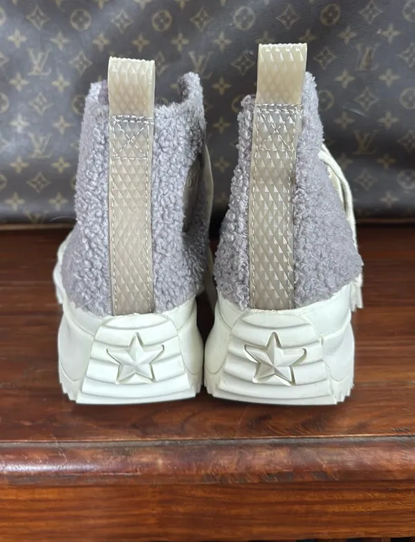 Converse Run Star Hike High Sherpa Platform Sneakers - Image 3