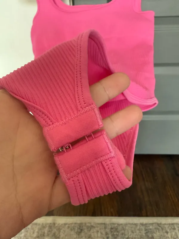 Hot Pink Tank Bodysuit Size M - Image 3