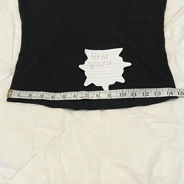 Gap size small black sleeveless ruffle neck knit top GUC - Image 8