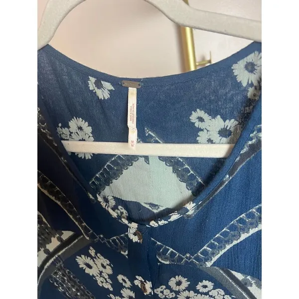 Free People Say You Love Me Long Sleeve Mini Dress Sz. M - Image 3